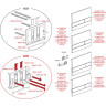 Кнопка управления ALCAPLAST M1710-8 белая/черная